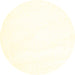 Round Solid Yellow Modern Rug, con464yw