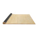 Sideview of Solid Brown Modern Rug, con465brn