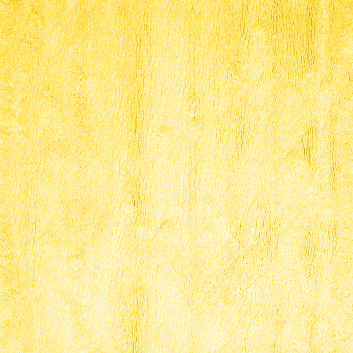 Square Solid Yellow Modern Rug, con466yw