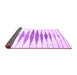 Sideview of Solid Purple Modern Rug, con467pur