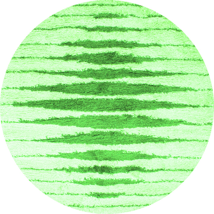 Machine Washable Solid Green Modern Area Rugs, wshcon467grn