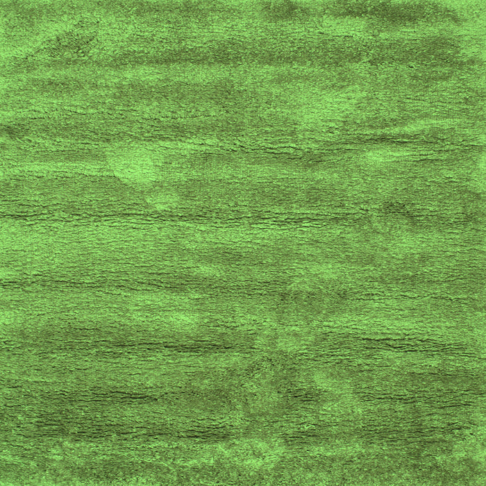 Serging Thickness of Abstract Green Contemporary Rug, con468grn