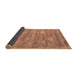 Sideview of Abstract Brown Contemporary Rug, con468brn