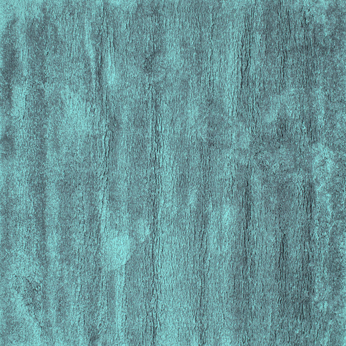 Square Abstract Turquoise Contemporary Rug, con468turq