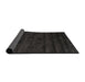 Thickness of Contemporary Charcoal Gray Modern Rug, con469