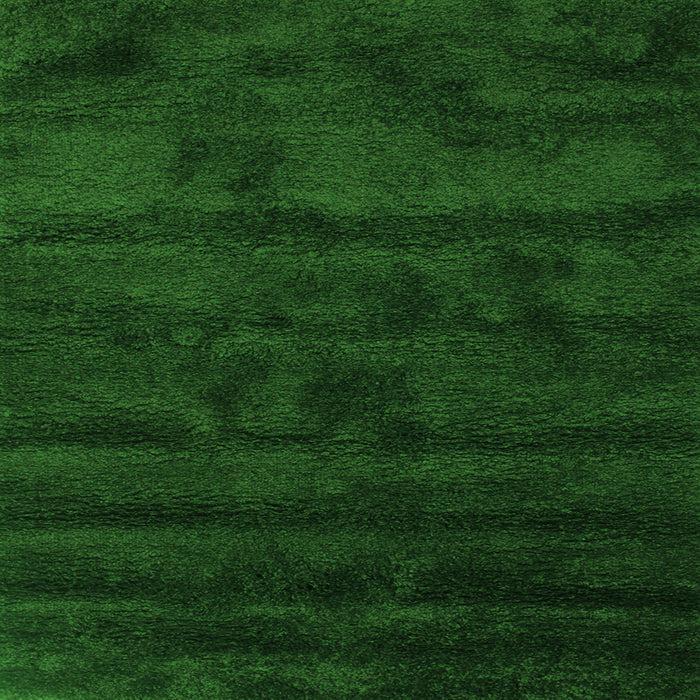 Round Machine Washable Abstract Green Contemporary Area Rugs, wshcon469grn