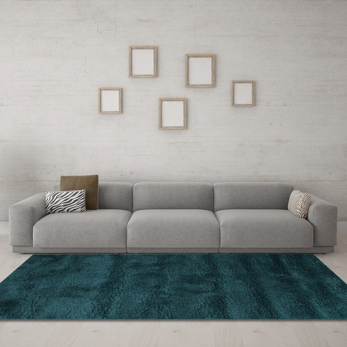 Machine Washable Abstract Light Blue Contemporary Rug in a Living Room, wshcon469lblu