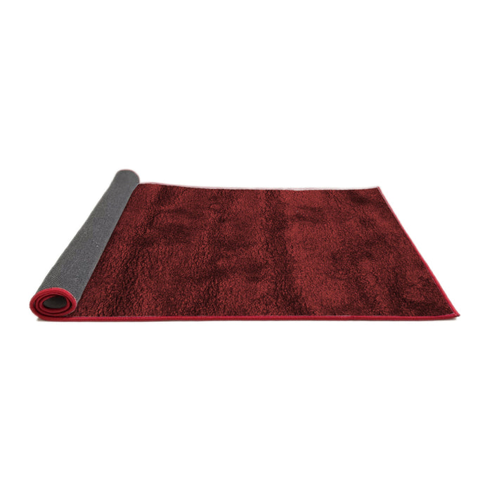 Abstract Red Contemporary Area Rugs