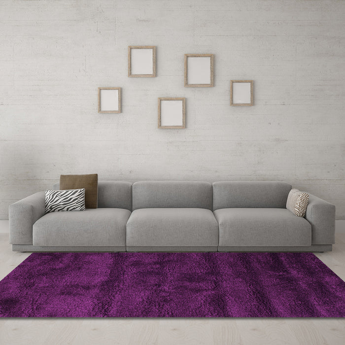 Machine Washable Abstract Pink Contemporary Rug in a Living Room, wshcon469pnk
