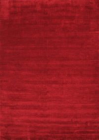 Abstract Red Contemporary Rug, con46red