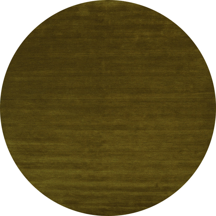 Square Abstract Green Contemporary Rug, con46grn