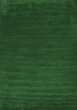 Abstract Emerald Green Contemporary Rug, con46emgrn