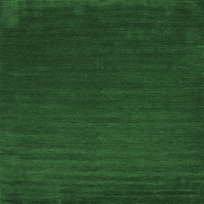 Square Abstract Emerald Green Contemporary Rug, con46emgrn
