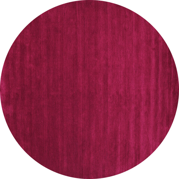 Round Abstract Pink Contemporary Rug, con46pnk