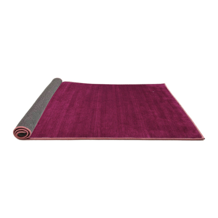 Sideview of Abstract Purple Contemporary Rug, con46pur