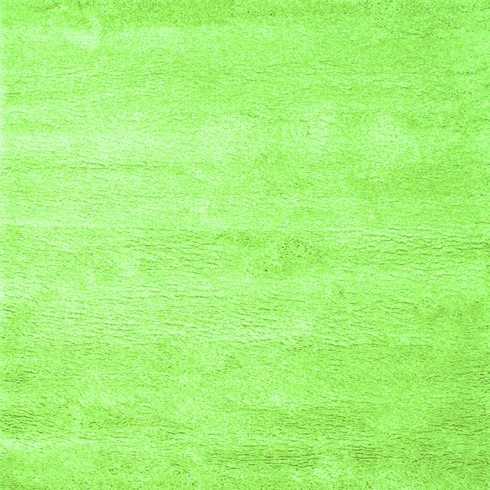 Round Machine Washable Abstract Green Contemporary Area Rugs, wshcon470grn