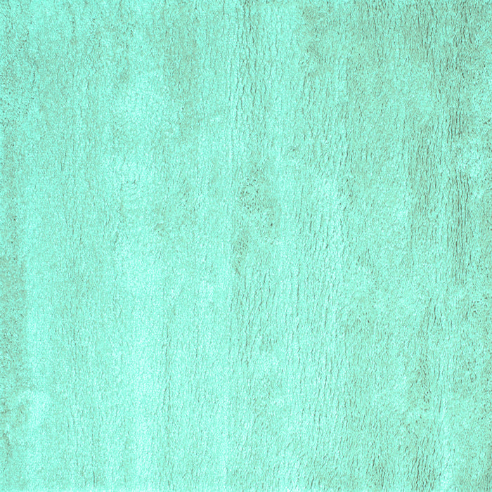 Square Machine Washable Abstract Turquoise Contemporary Area Rugs, wshcon470turq