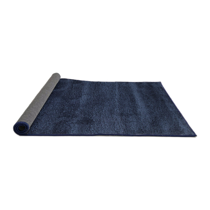 Thickness of Contemporary Blue Modern Rug, con471