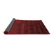 Abstract Red Contemporary Area Rugs