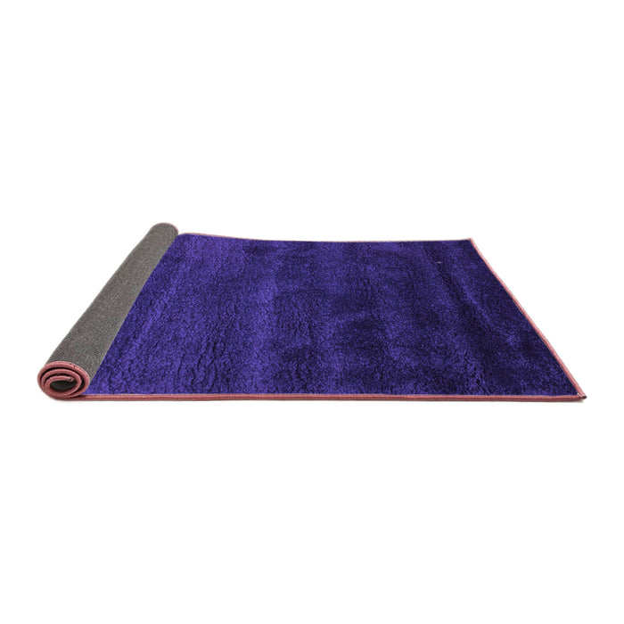 Sideview of Abstract Purple Contemporary Rug, con471pur