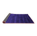 Sideview of Abstract Purple Contemporary Rug, con471pur