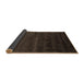 Sideview of Abstract Brown Contemporary Rug, con471brn