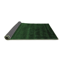 Sideview of Abstract Emerald Green Contemporary Rug, con471emgrn