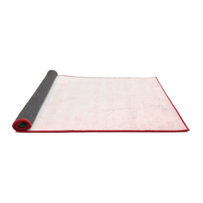 Solid Red Modern Area Rugs