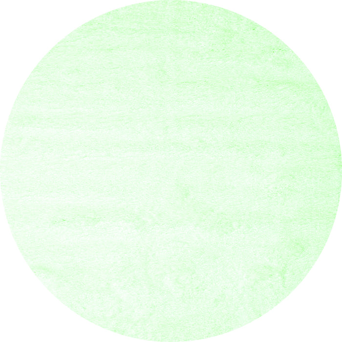 Square Solid Green Modern Rug, con472grn