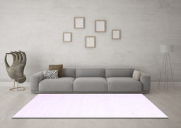 Machine Washable Solid Purple Modern Area Rugs in a Living Room, wshcon472pur
