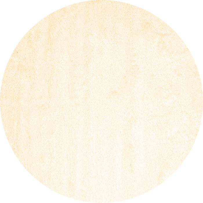 Round Solid Brown Modern Rug, con472brn