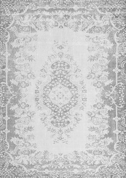 Abstract Gray Contemporary Rug, con473gry