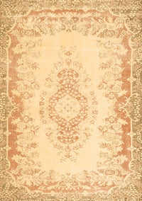 Abstract Brown Contemporary Rug, con473brn