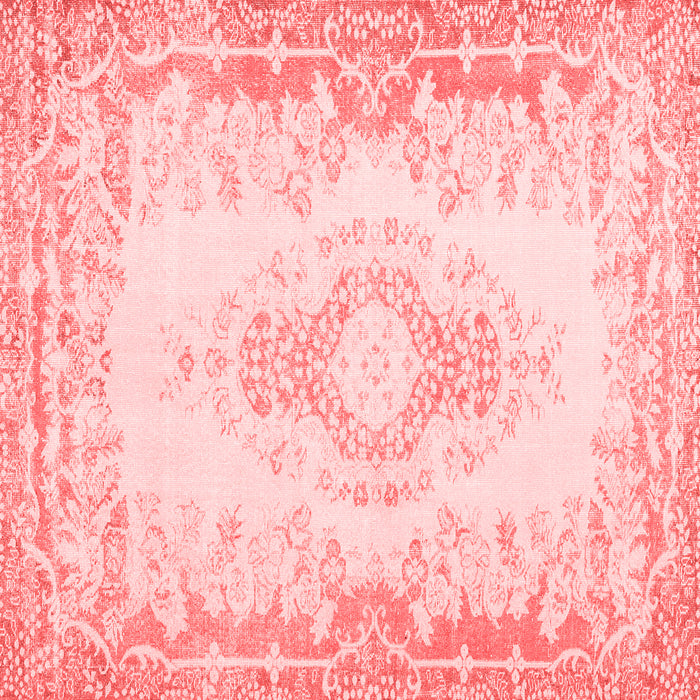 Machine Washable Abstract Red Contemporary Rug, wshcon473red