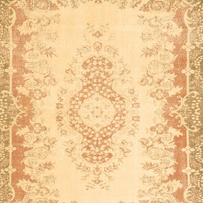 Machine Washable Abstract Brown Contemporary Rug, wshcon473brn