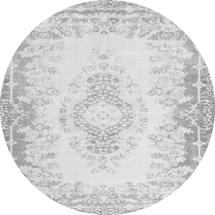 Machine Washable Abstract Gray Contemporary Rug, wshcon473gry