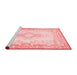 Contemporary Red Washable Rugs