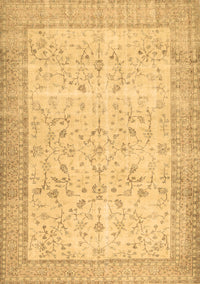 Abstract Brown Contemporary Rug, con474brn