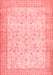 Abstract Red Contemporary Area Rugs