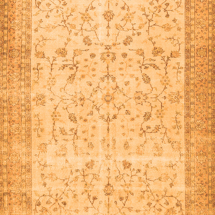 Serging Thickness of Machine Washable Abstract Orange Contemporary Area Rugs, wshcon474org