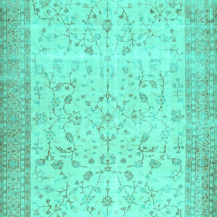 Machine Washable Abstract Turquoise Contemporary Area Rugs, wshcon474turq