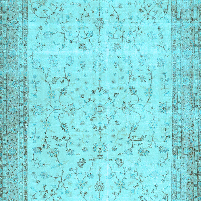 Abstract Light Blue Contemporary Rug, con474lblu