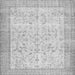 Serging Thickness of Abstract Gray Contemporary Rug, con474gry