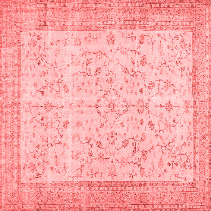 Machine Washable Abstract Red Contemporary Rug, wshcon474red