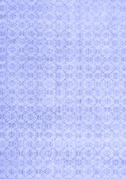 Abstract Blue Contemporary Rug, con475blu