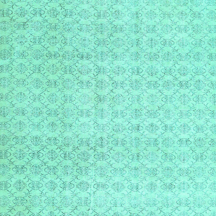 Abstract Turquoise Contemporary Rug, con475turq