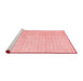 Contemporary Red Washable Rugs