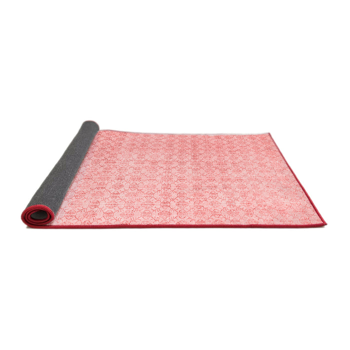 Abstract Red Contemporary Area Rugs