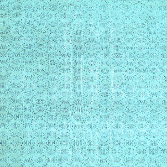 Square Machine Washable Abstract Light Blue Contemporary Rug, wshcon475lblu