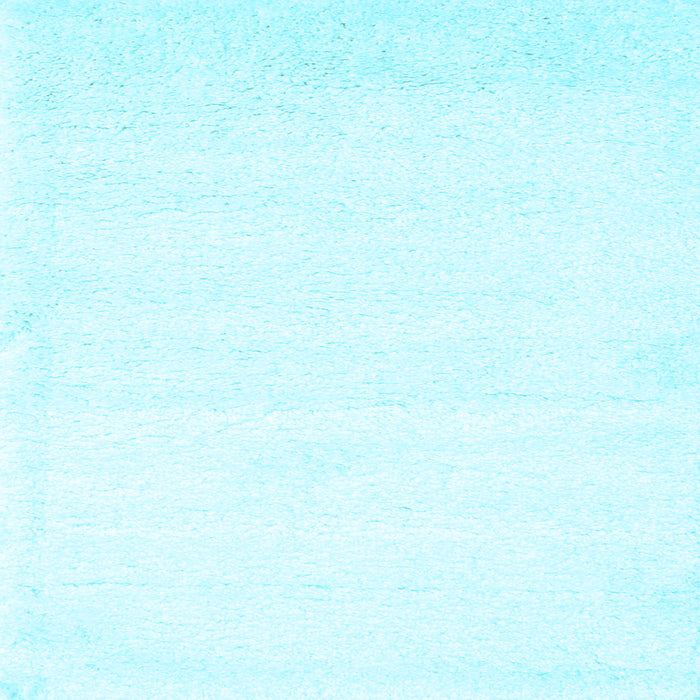 Square Machine Washable Solid Light Blue Modern Rug, wshcon476lblu
